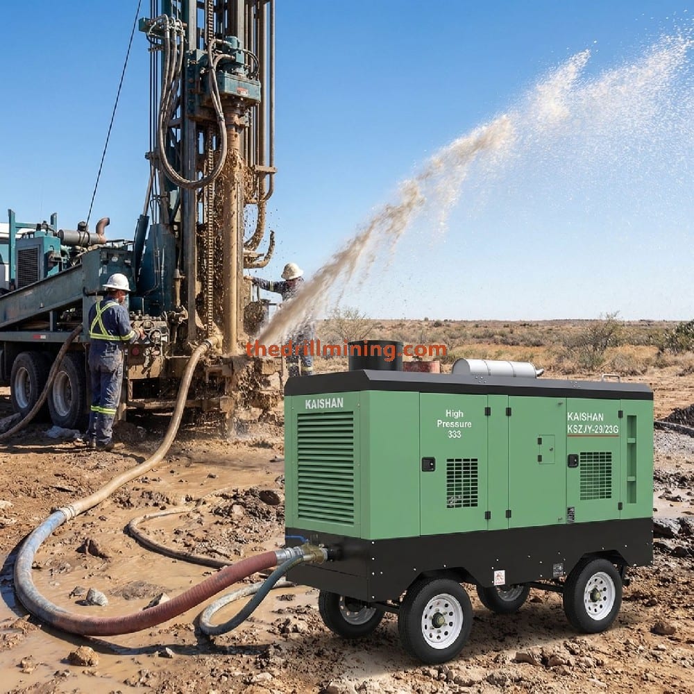 Kaishan LGCY-26/25 Portable Diesel Screw Air Compressor