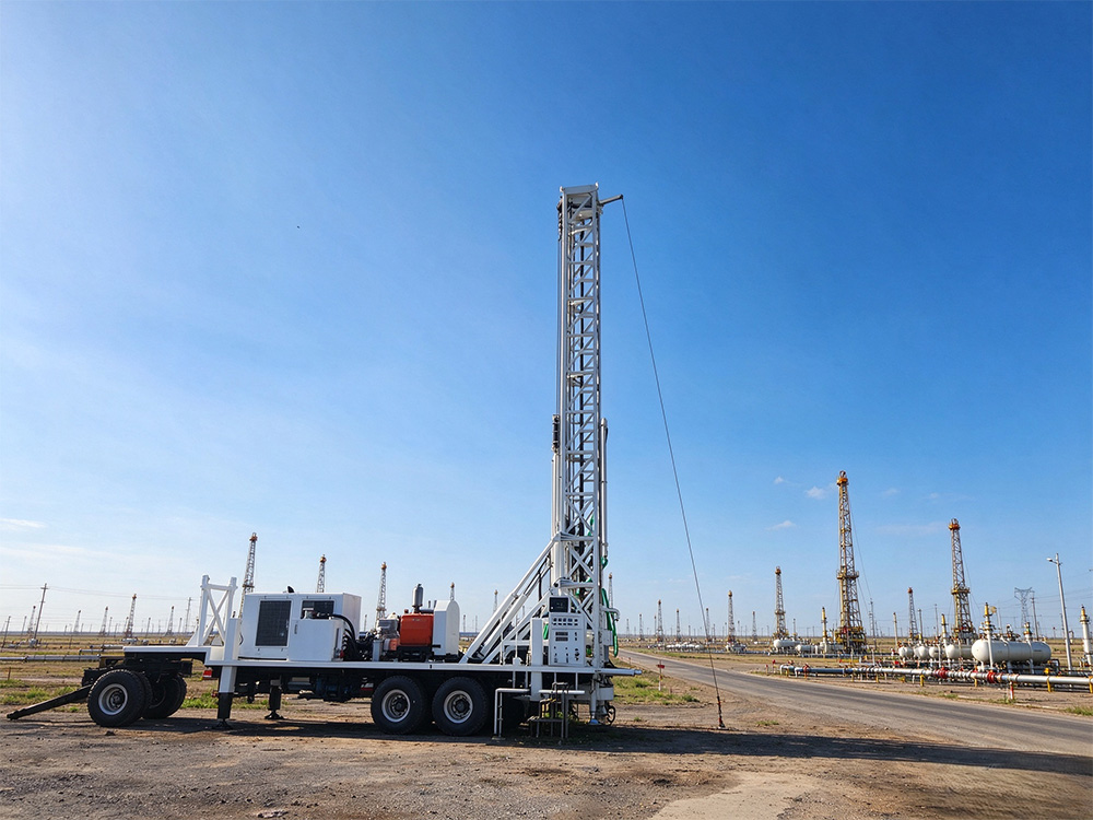 KSC-600 Water Well Rig Drilling 600 mm Holes to 600 m in Peru